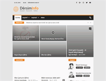 Tablet Screenshot of dersiminfo.com